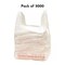 Popular Plastic Merchandise Bags Small T-Shirt Carry-Out Bags, 11.5" x 6.5" x 22" | Raheev®
